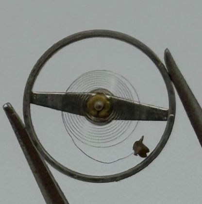 Oris 585 Balance Wheel Complete And Spring 198 M Ord + Kif Watch Movement Parts