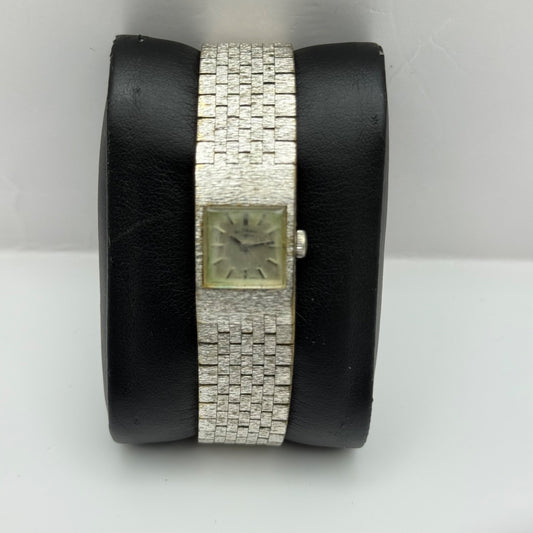 15mm Vintage Rotary Swiss Bark Affect Stainless Manual Wind Watch PARTS / REPAIR