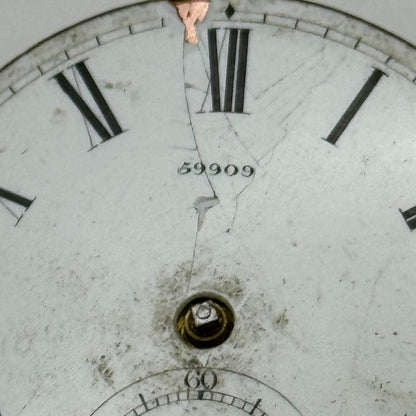 39.7mm W B Lahe Romford Antique English Fusee Pocket Watch Movement PARTS SPARES