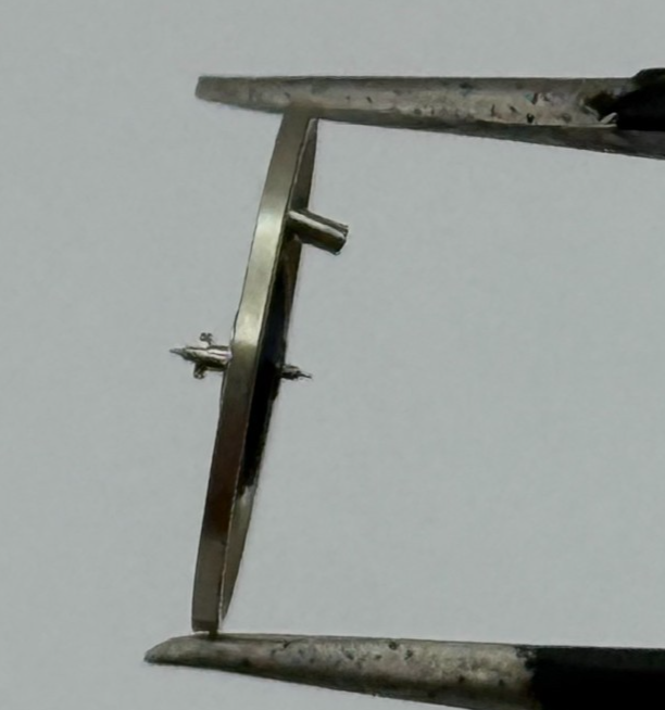 AS 1700-3 Balance Wheel Complete And Spring  1165 M Watch Movement Parts NOS