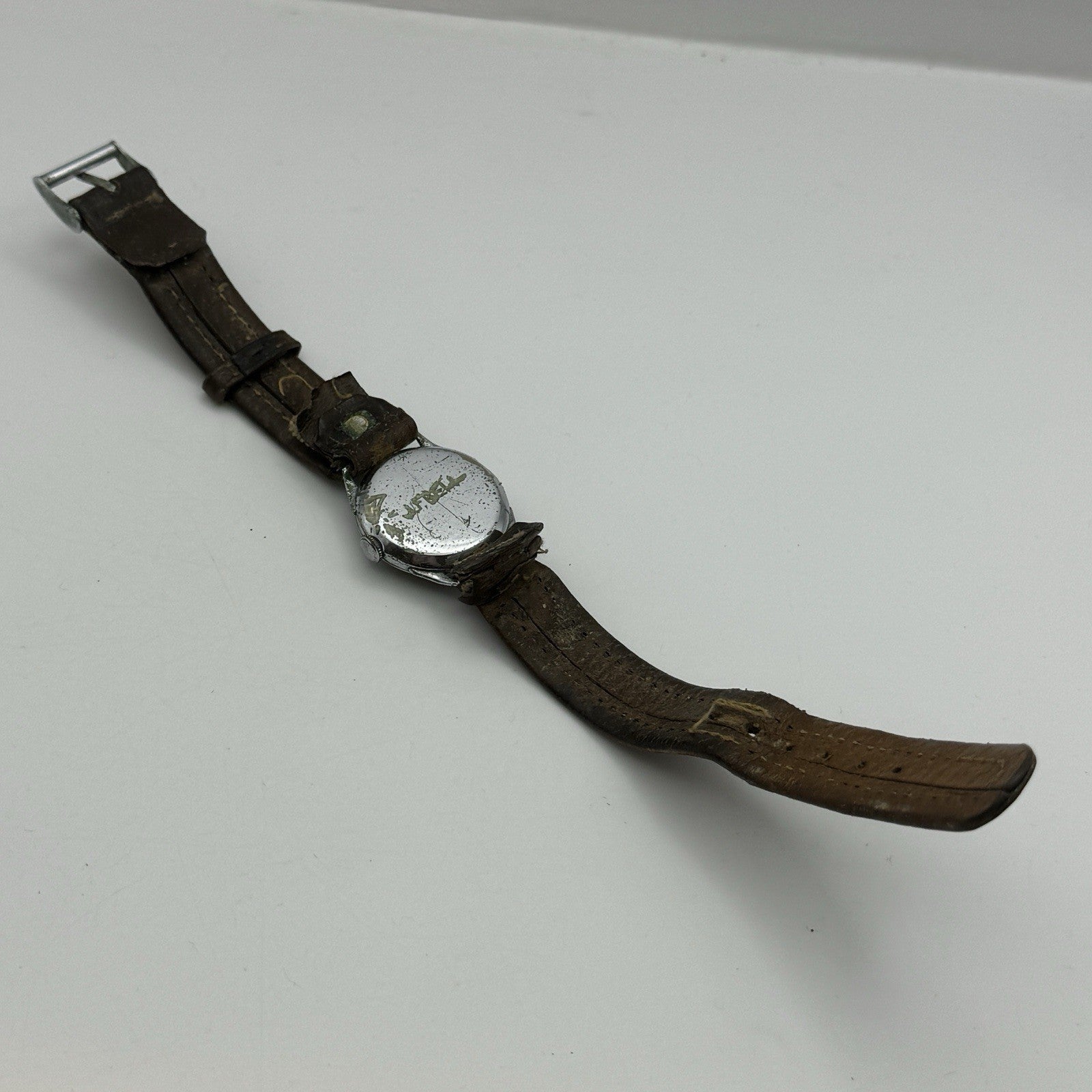 26mm Running ROLEX Snowite Rolco Vintage Military Style Watch 15 Rubies RESTORE