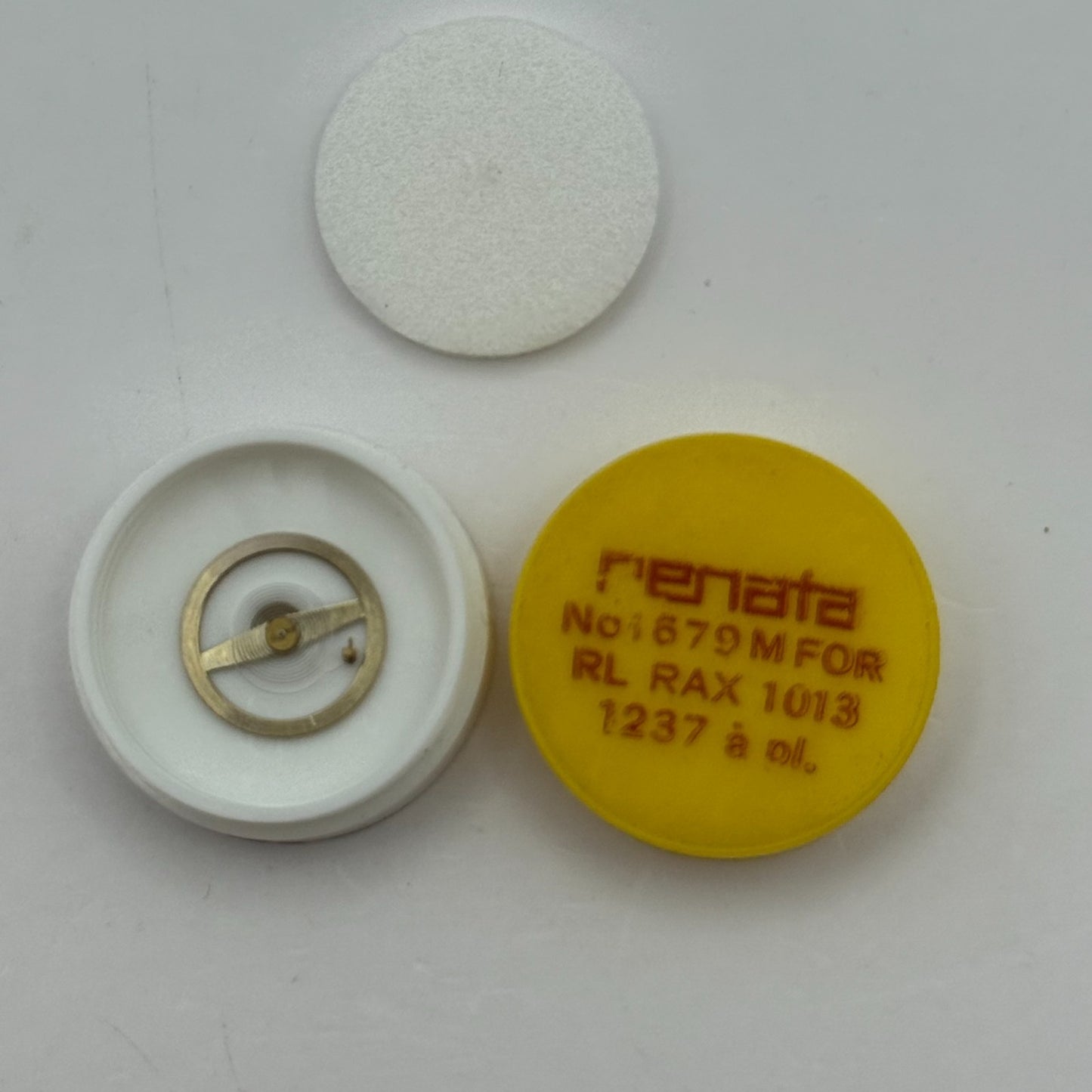 RL RAX 1013 1237 Balance Wheel Complete And Spring 1679 M Watch Movement Parts