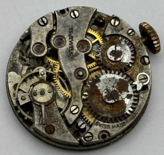 22mm AS 574 A Schild 15 Jewels Manual Wind Watch Movement Swiss Vintage PARTS