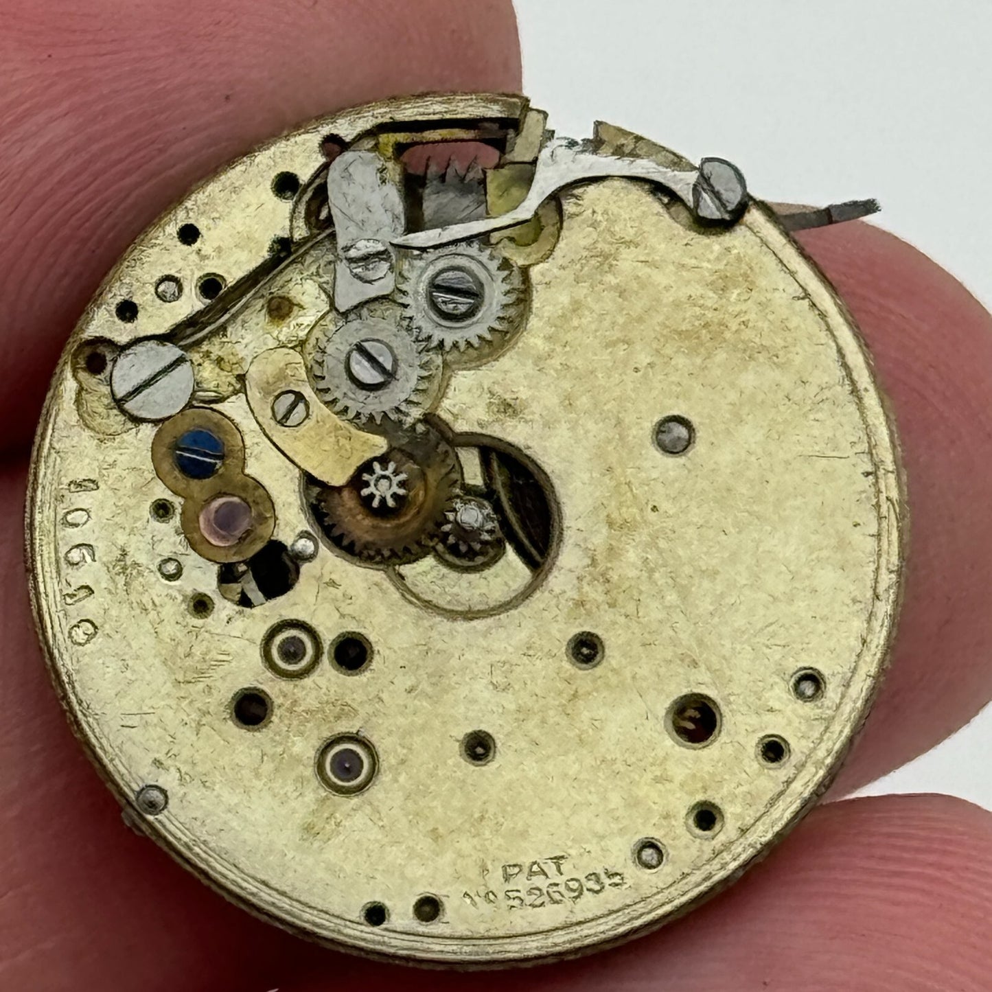 23.6mm Patent 9526935 Interesting Manual Wind Swiss Watch Movement PARTS SPARES