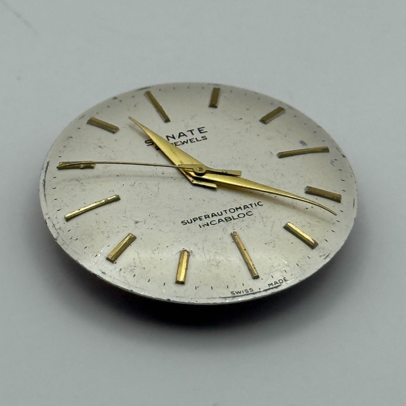 ETA 2451 Watch Movement Automatic Senate 25 Jewels Vintage Parts Repair 25.6mm