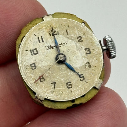 20.8mm Westclox Sweep Seconds Hand UK Made Manual Wind Watch Movement PARTS