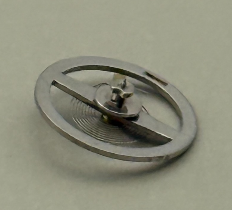 Cattin C66 Balance Wheel Complete And Spring  1551 M Watch Movement Parts NOS