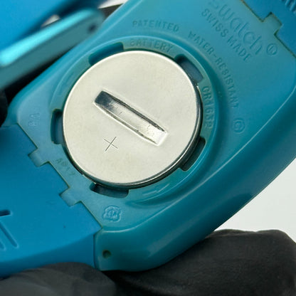 38mm Swatch Touch Blue SURS100 Swiss Digital Quartz Watch UNTESTED PARTS REPAIR