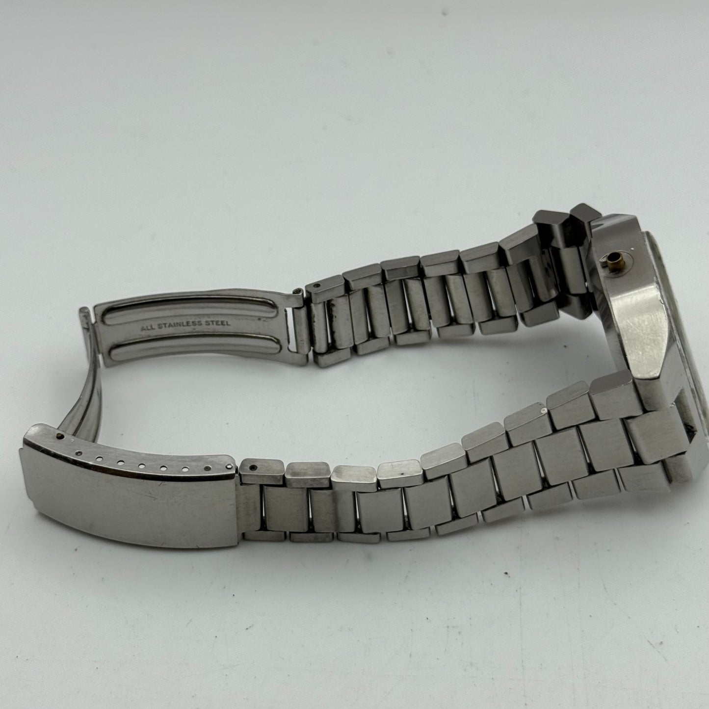 38mm Men’s Rare Vintage Rotary TV Case Automatic Swiss Date Watch PARTS REPAIR