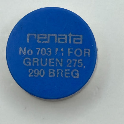 Gruen 275 290 Breg Balance Complete Renata 703 M Watch Movement Parts DAMAGED