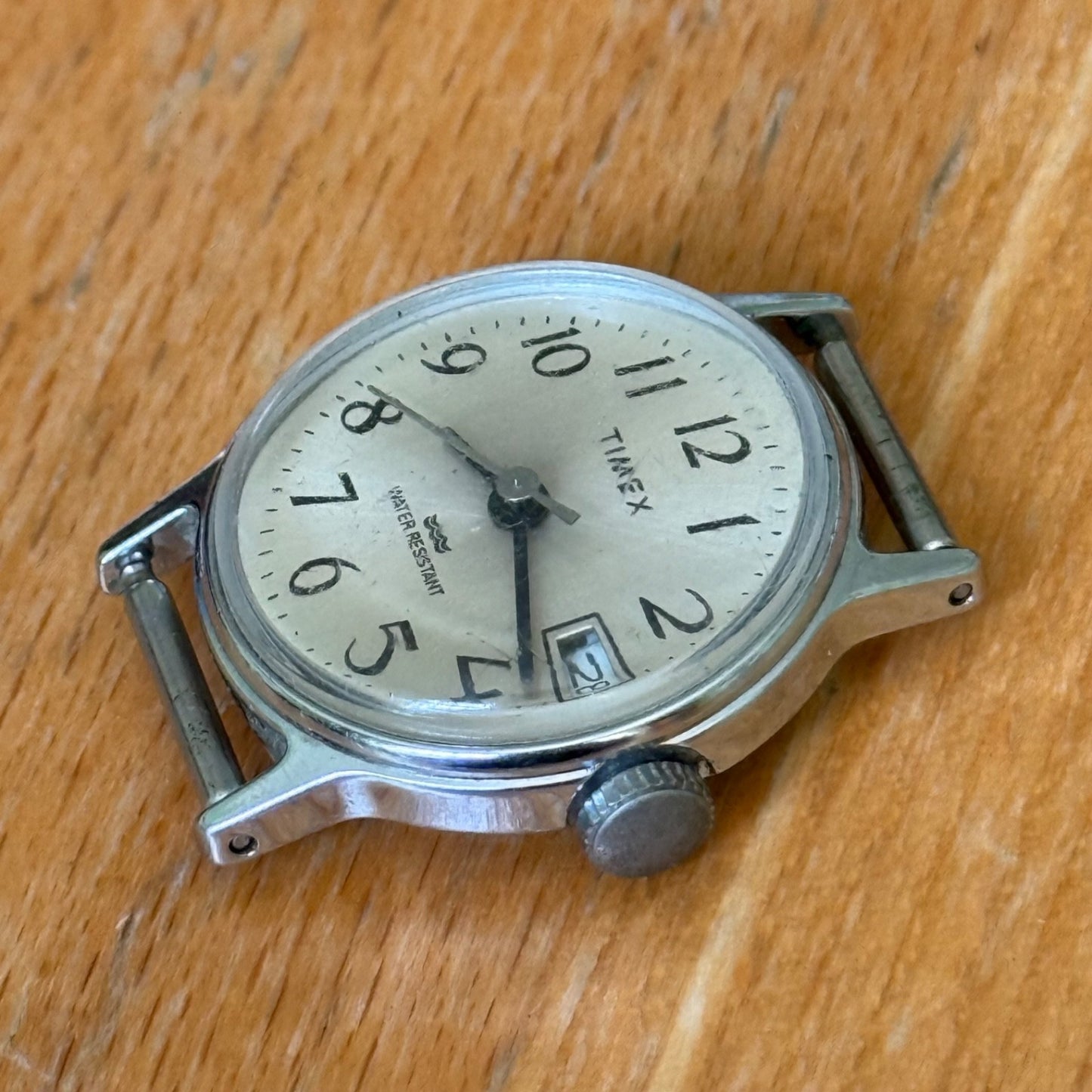 25mm Vintage Timex Philippines Date Dial Manual Wind Watch PARTS / REPAIR