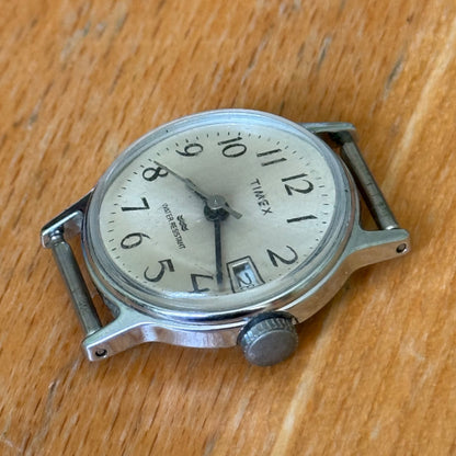 25mm Vintage Timex Philippines Date Dial Manual Wind Watch PARTS / REPAIR