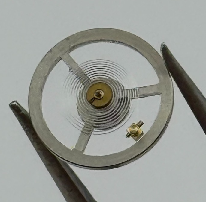 BFG 34 Balance Wheel Complete And Spring 59 Watch Movement Parts NOS