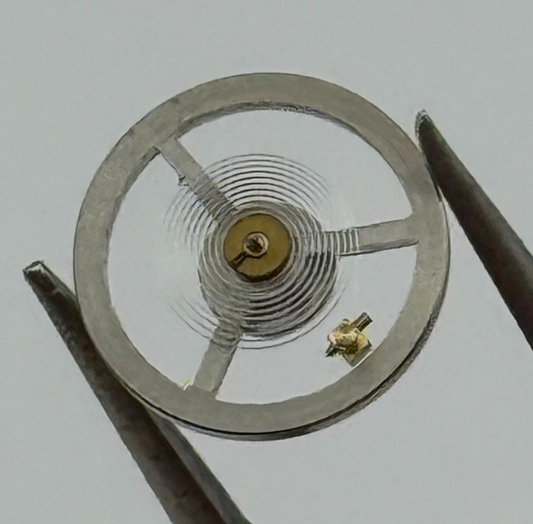 BFG 34 Balance Wheel Complete And Spring 59 Watch Movement Parts NOS