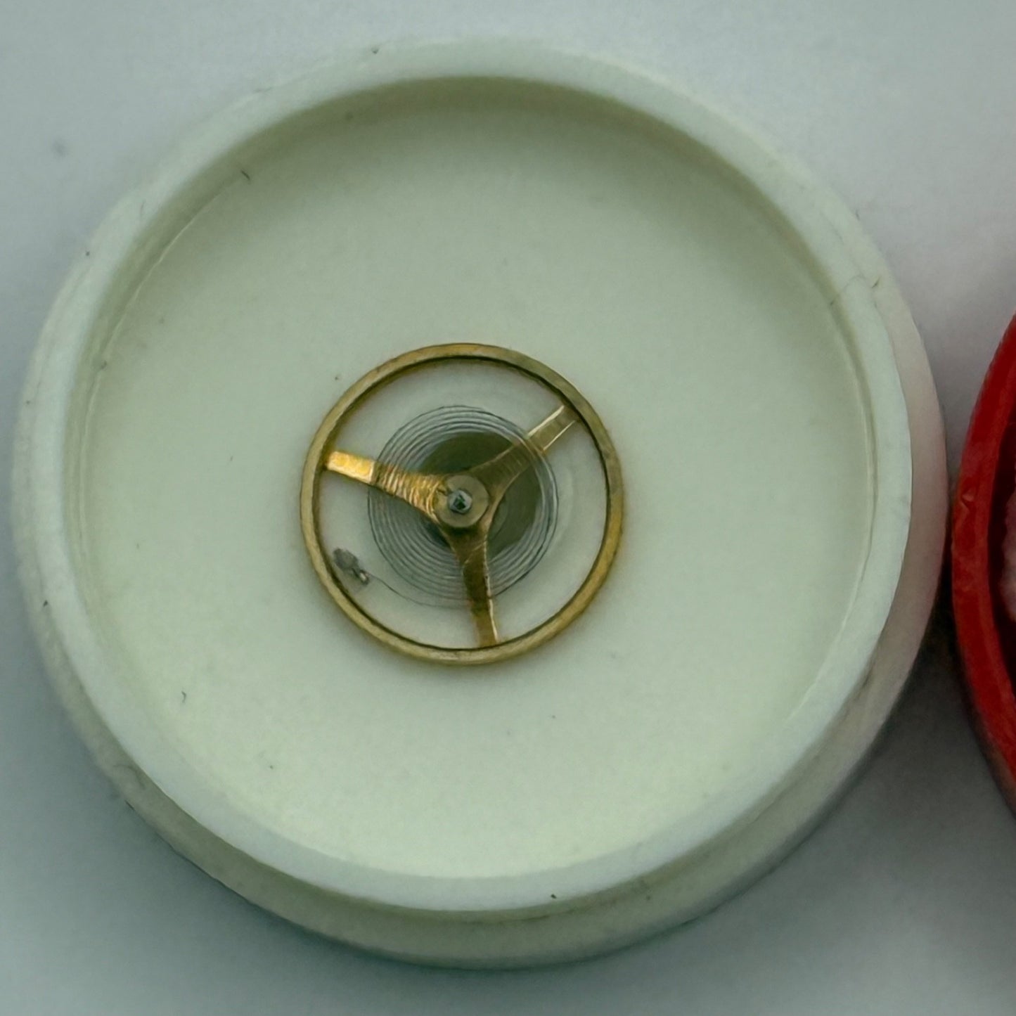 AS 1677 Balance Wheel Complete And Spring 6 1/2''' 1225 M Watch Movement Parts 