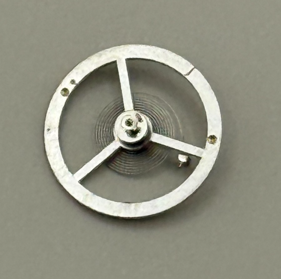 EB 1197 Balance Wheel Complete And Spring 10½’’’ 109 M Watch Movement Parts NOS