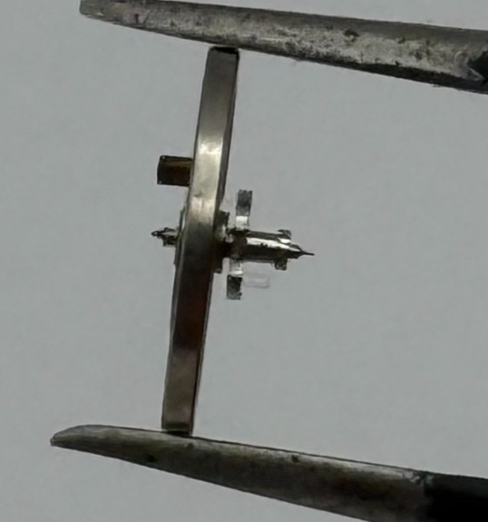 Oris 380 Balance Wheel Complete And Spring 6 3/4-8''' Watch Movement Parts 