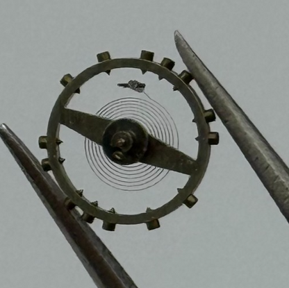 AS 1051 Balance Wheel Complete And Spring 5 1/4’’’ 34 M Watch Movement Parts NOS