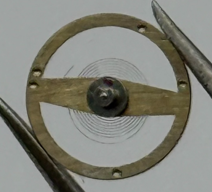 RL 8013 Balance Wheel Complete And Spring  8¾’’’ 1458 M Watch Movement Parts NOS