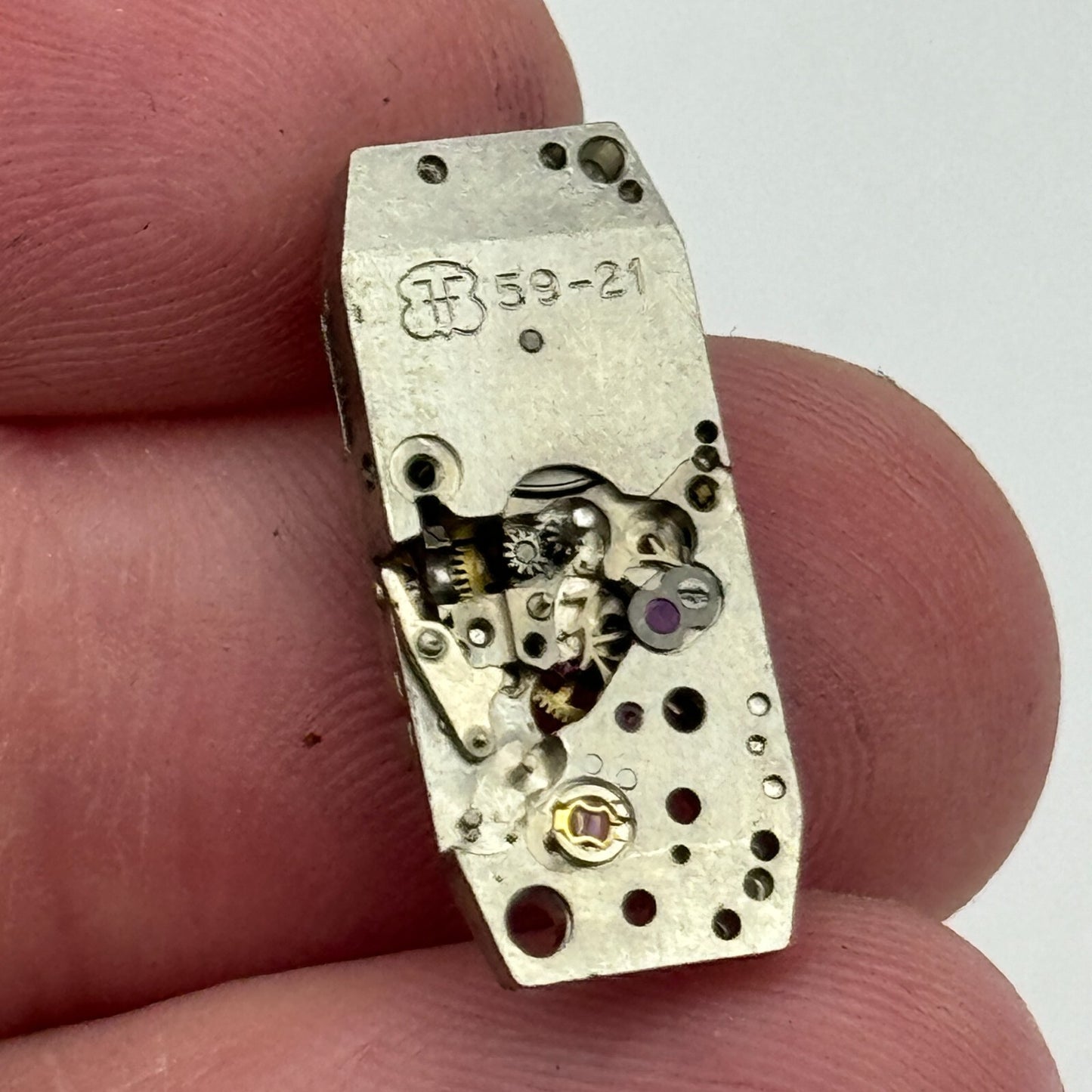 9mm Ladies FHF 59-21 Swiss 17 Jewels Manual Wind Watch Movement PARTS SPARES