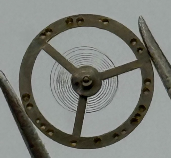 EB 1612 Balance Wheel Complete And Spring 6¾-8’’’ 950 Watch Movement Parts NOS