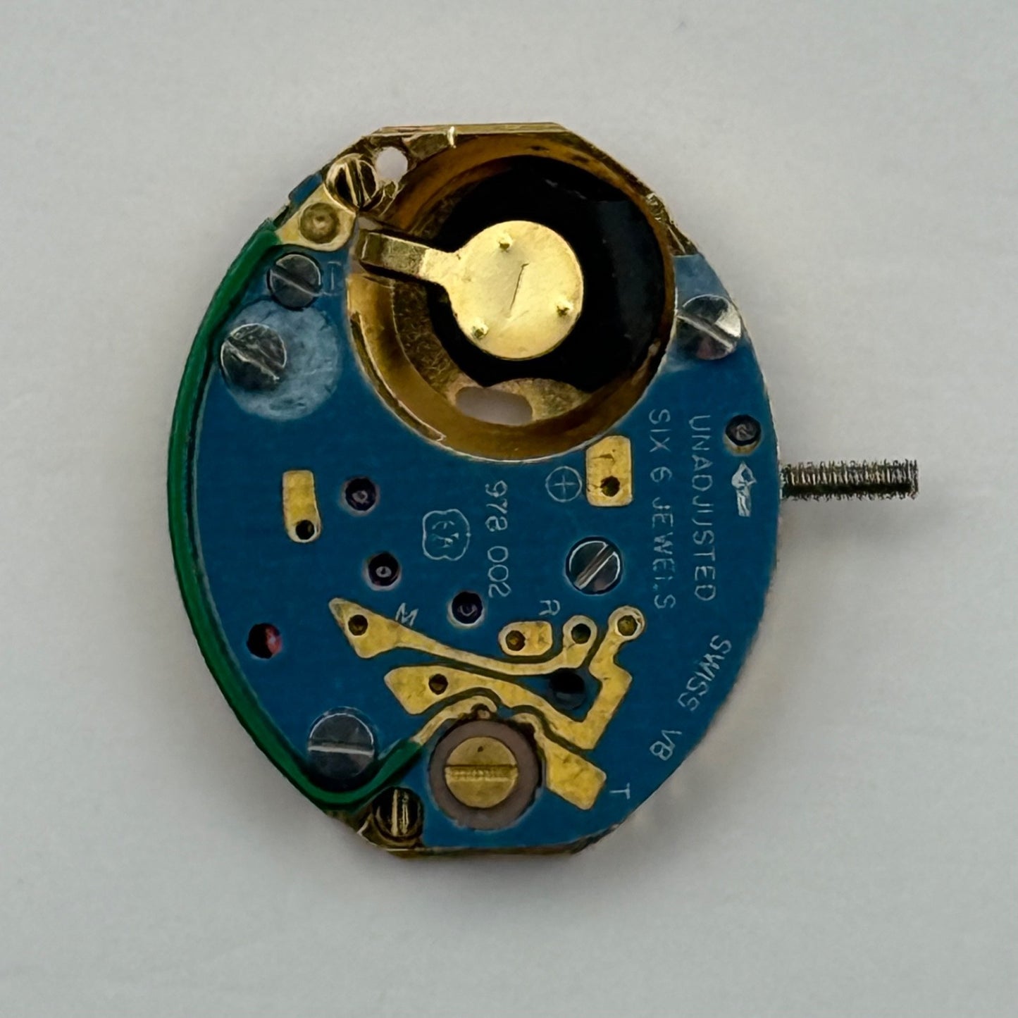 ETA 978.002 Quartz Watch Movement Incomplete Swiss Ladies Vintage Parts Repair