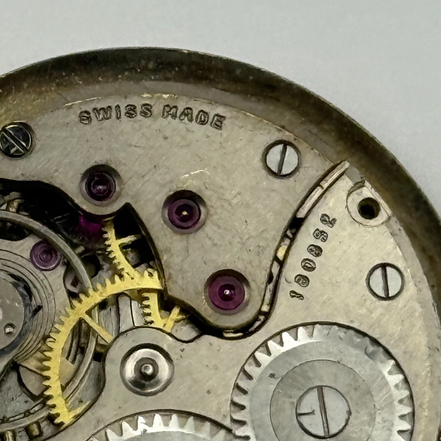 Cyma 162 Watch Movement Manual Wind Vintage Swiss 15 Jewels Parts Repair 23.5mm