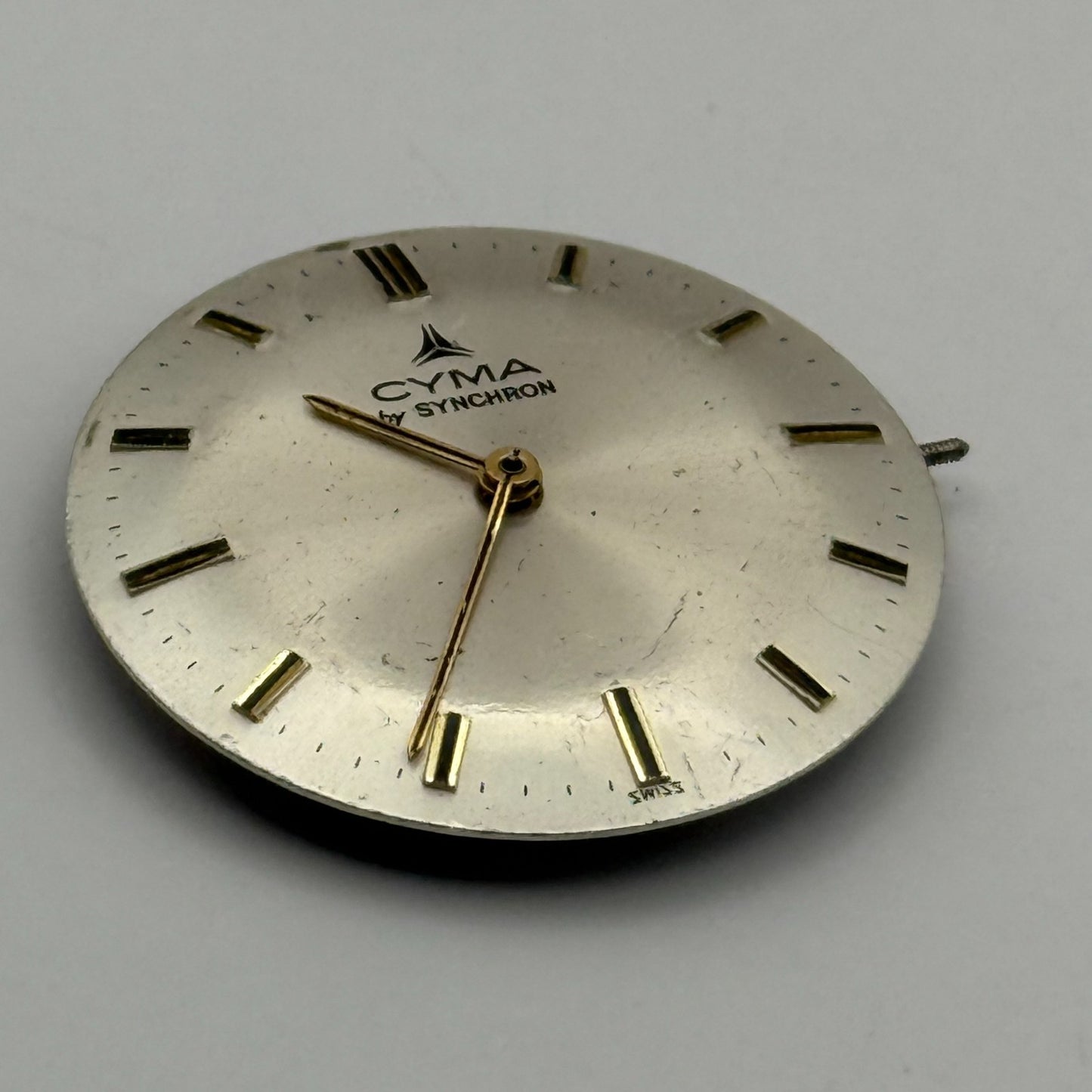 ETA 2750 Watch Movement Cyma By Synchron Manual Wind Vintage Parts Repair 25.4mm