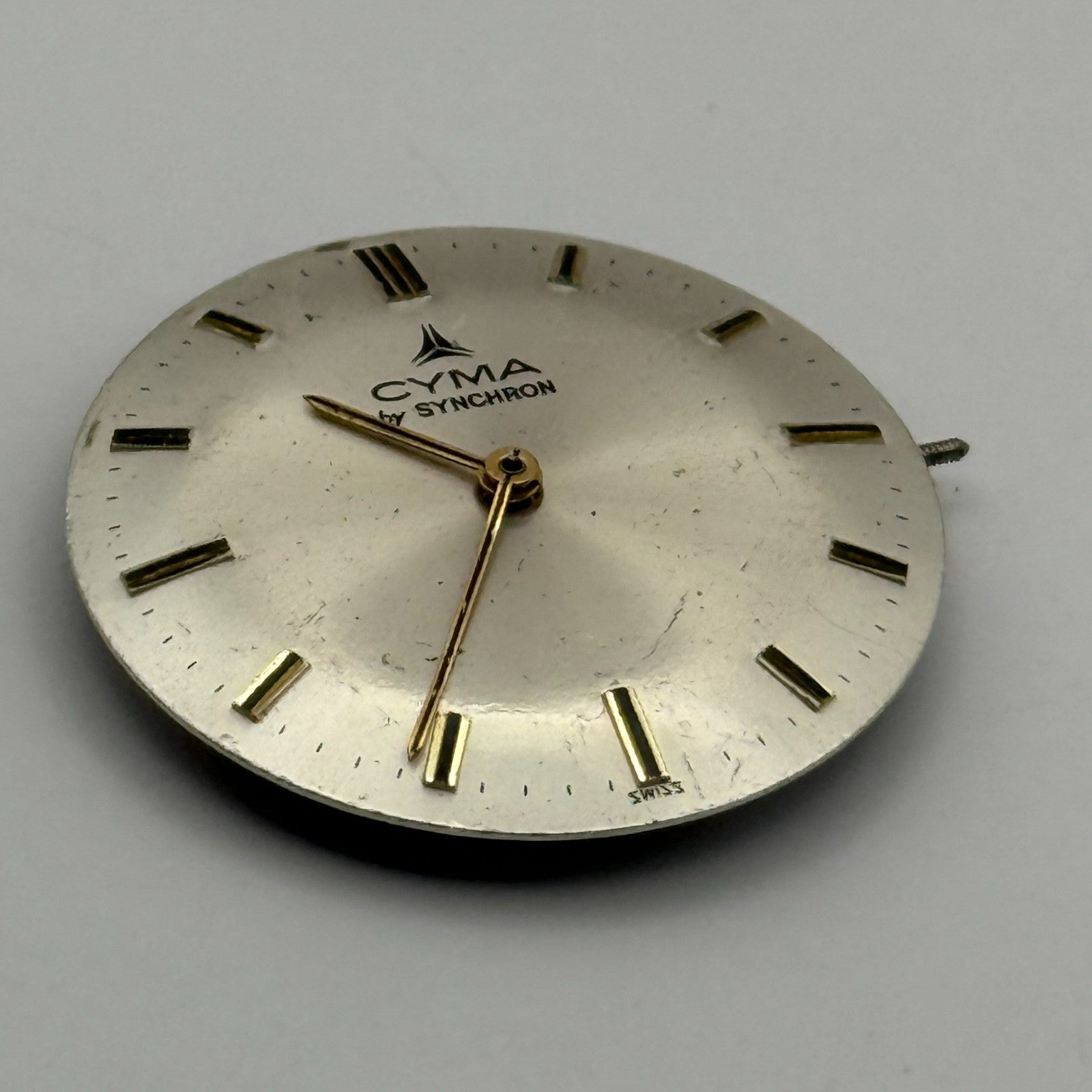 ETA 2750 Watch Movement Cyma By Synchron Manual Wind Vintage Parts Repair 25.4mm