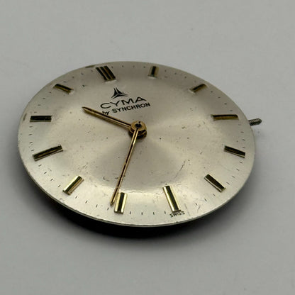 ETA 2750 Watch Movement Cyma By Synchron Manual Wind Vintage Parts Repair 25.4mm