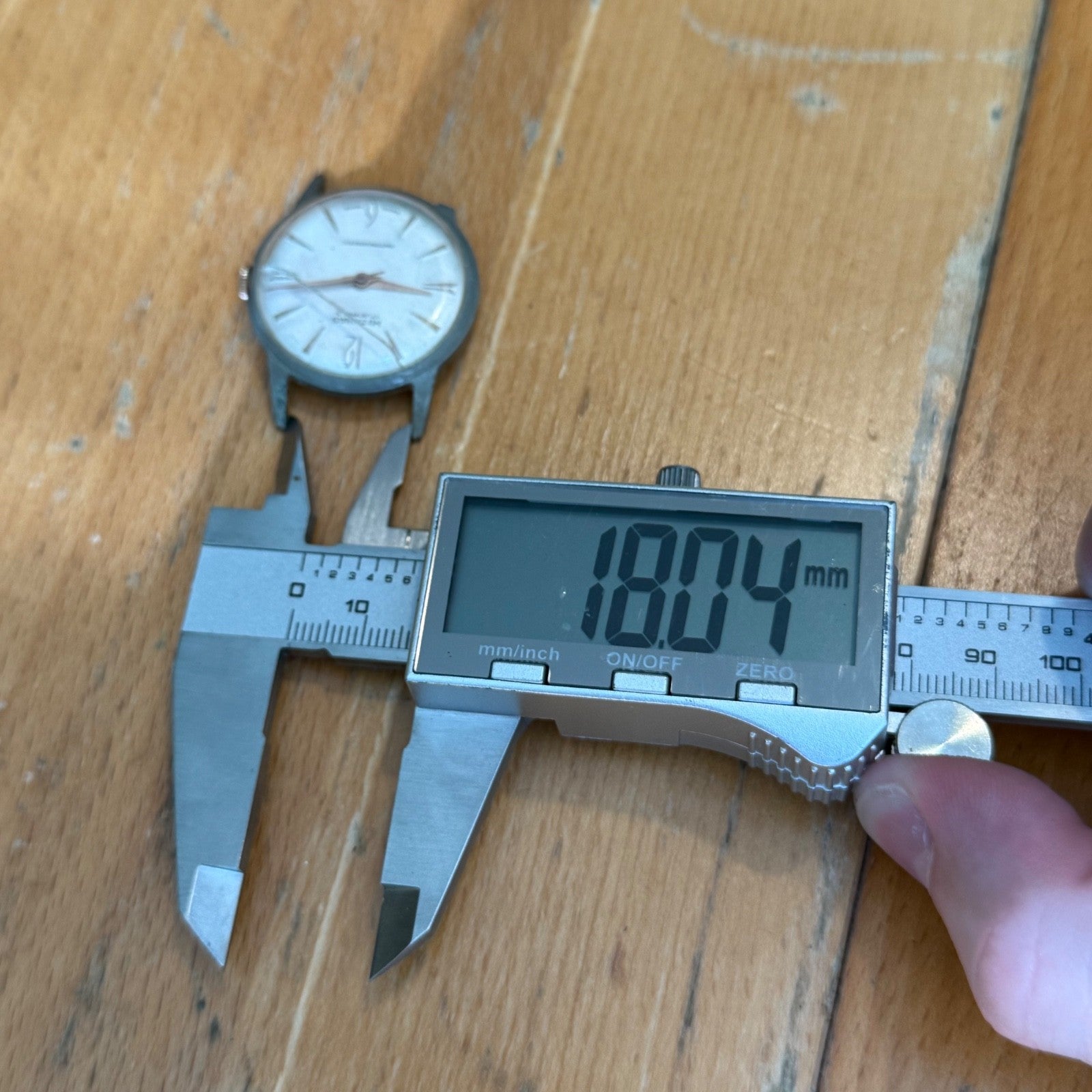 33mm Vintage Mithras 17 Jewels Unidentified Swiss Manual Wind Watch FOR PARTS