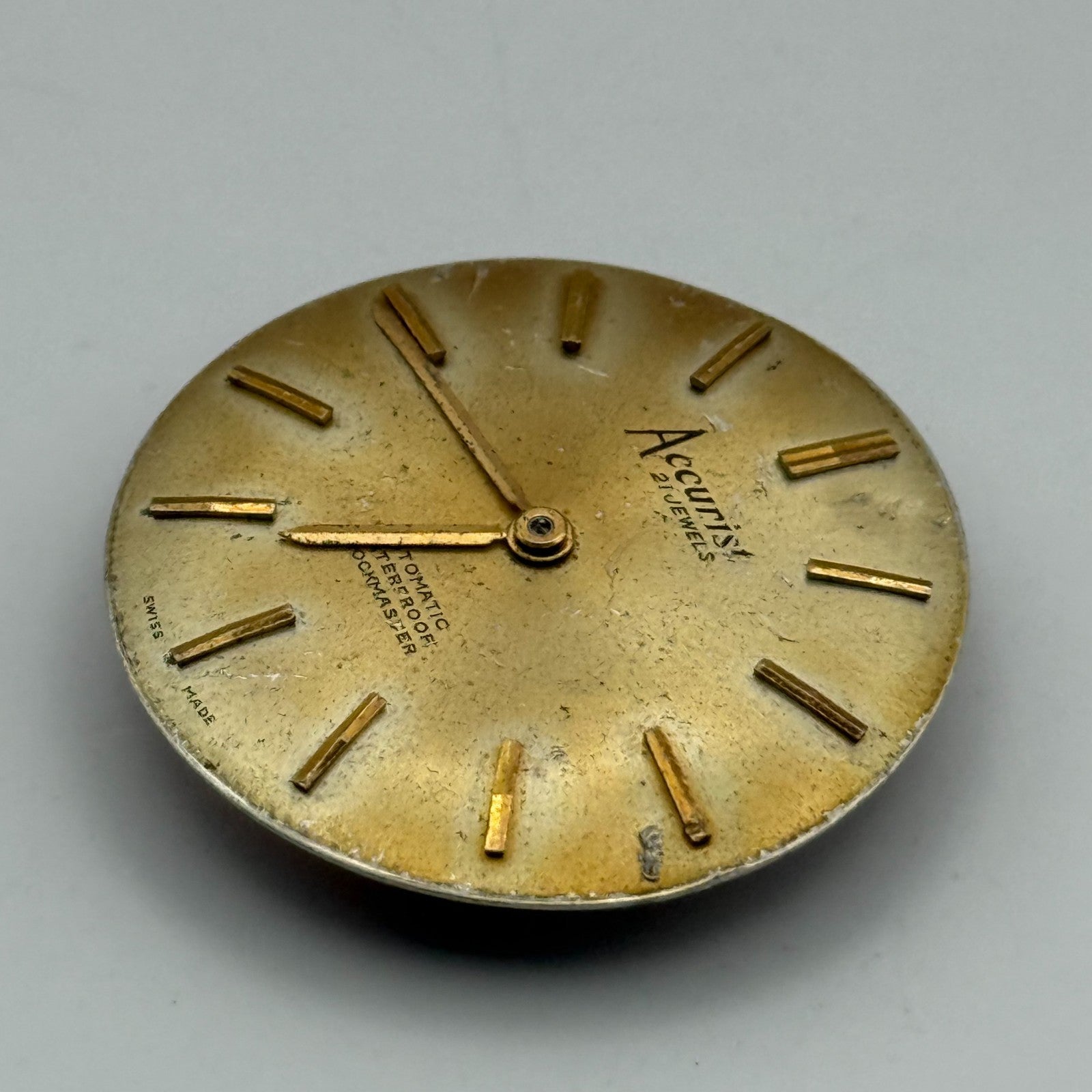 ETA 2451 Watch Movement Automatic  Accurist Shock Master Vintage Parts 28.5mm