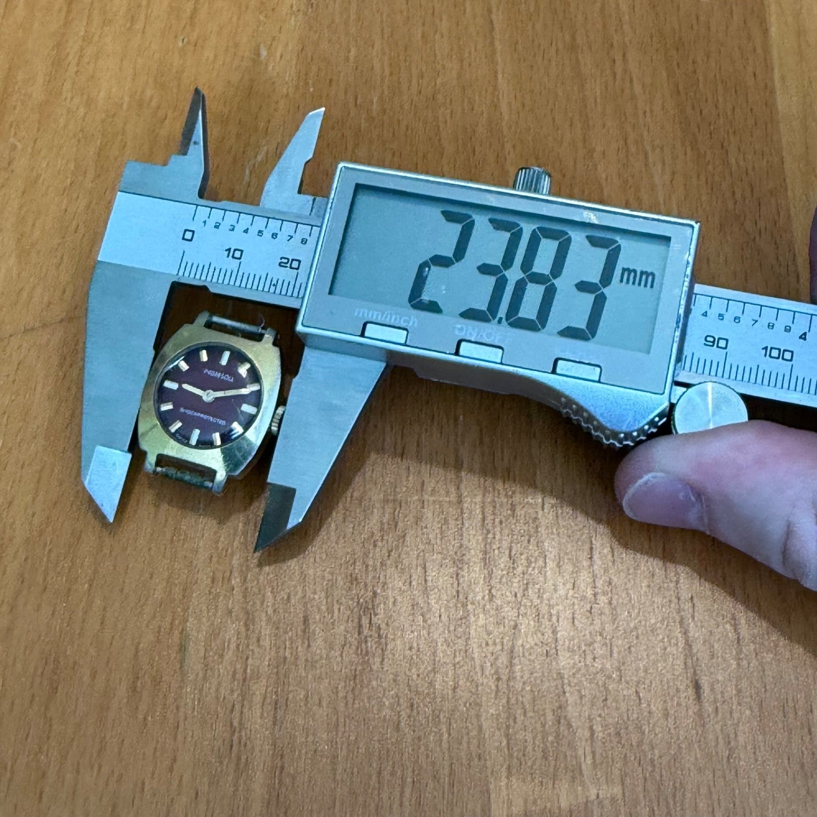 21mm Vintage Ingersoll Amida 562 Swiss 1 Jewel Manual Wind Watch PARTS / REPAIR