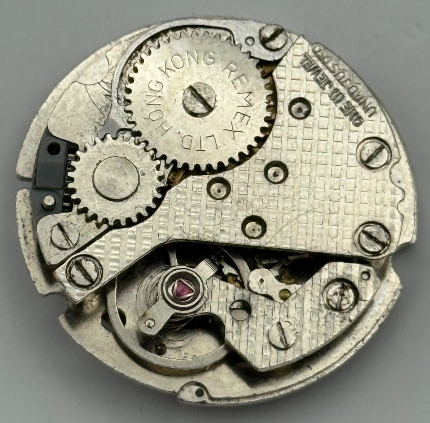 Parrenin 264D Watch Movement Remex Hong Kong Manual Wind Vintage Parts 27mm