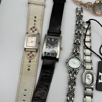 Bundle Of 15 Quartz Watches Job Lot Modern / Vintage Untested Parts / Repair