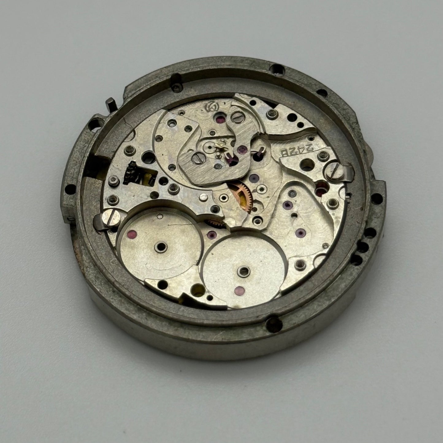 Slava 2428 Watch Movement Sekonda Day Date Manual Vintage Parts Repair 32.1mm