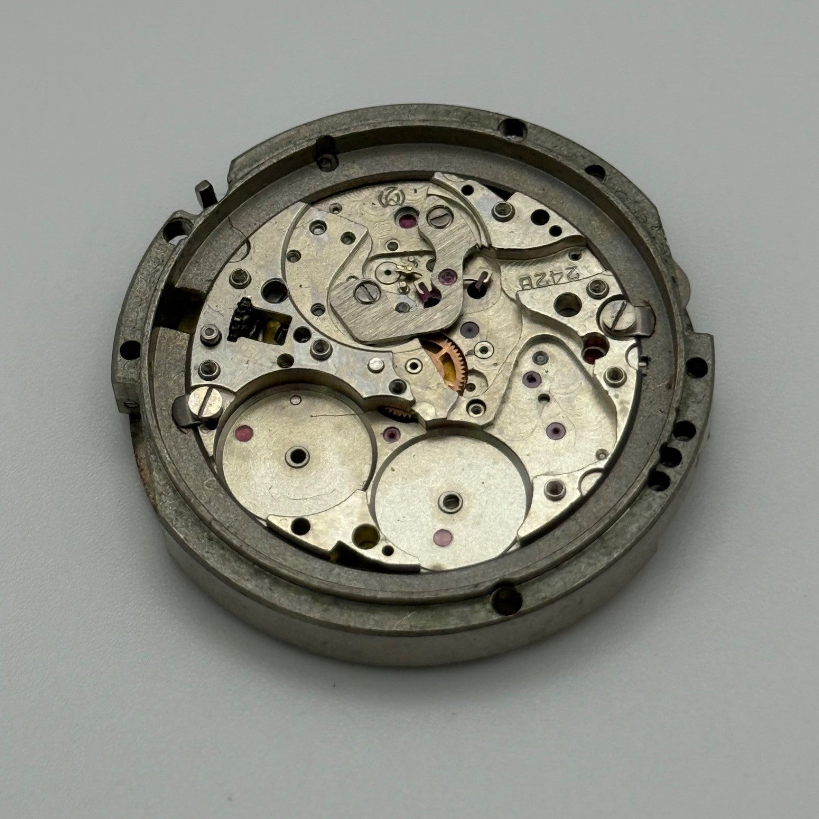 Slava 2428 Watch Movement Sekonda Day Date Manual Vintage Parts Repair 32.1mm