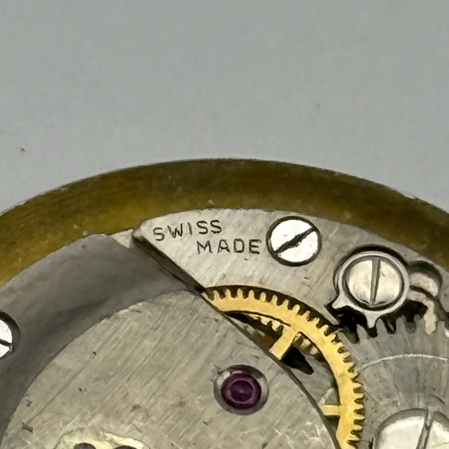 FHF 28 Watch Movement Bernex Manual Wind Vintage Swiss Parts Repair 23.6mm