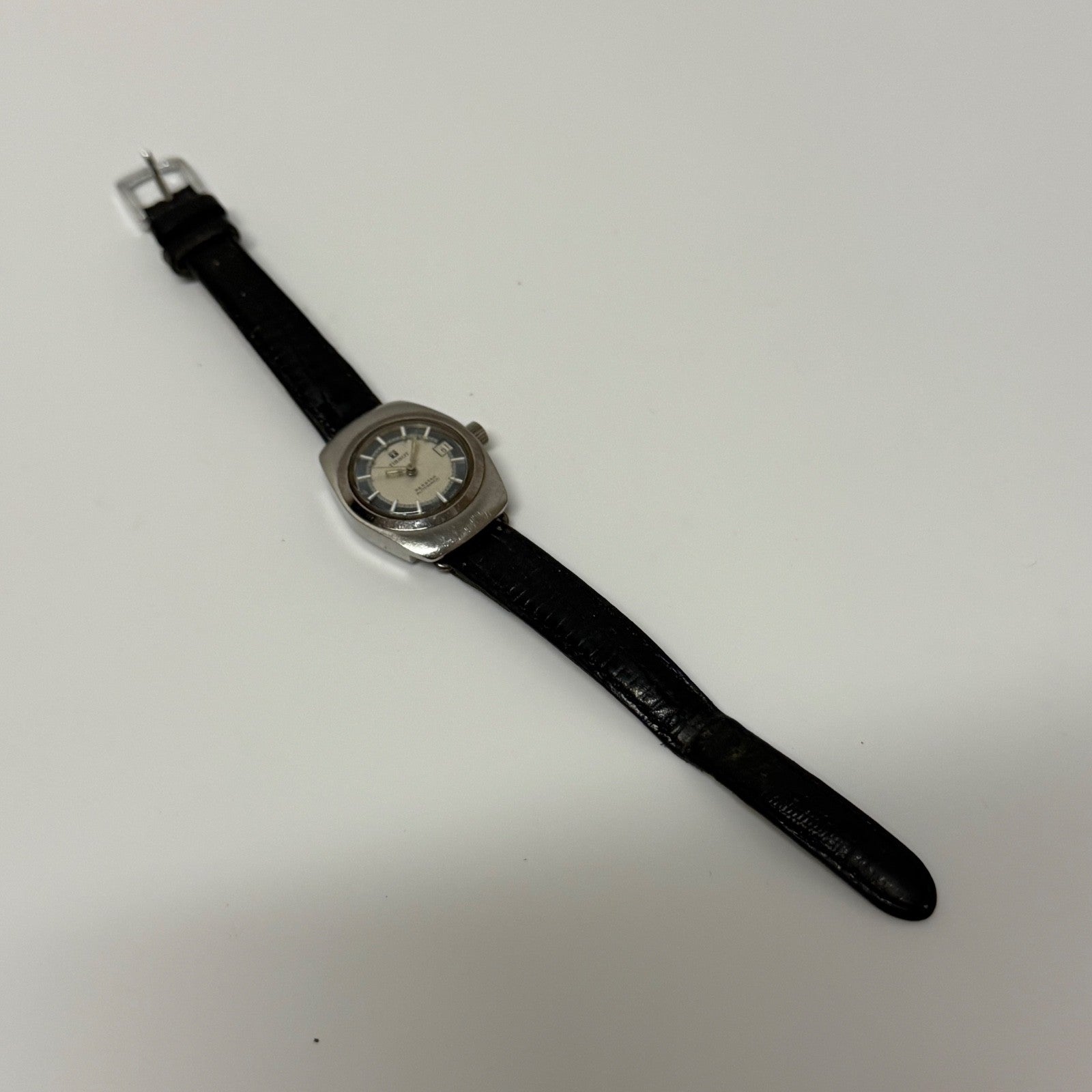 25mm Vintage Tissot Seastar Date Dial Ladies Swiss Stainless Watch PARTS REPAIR