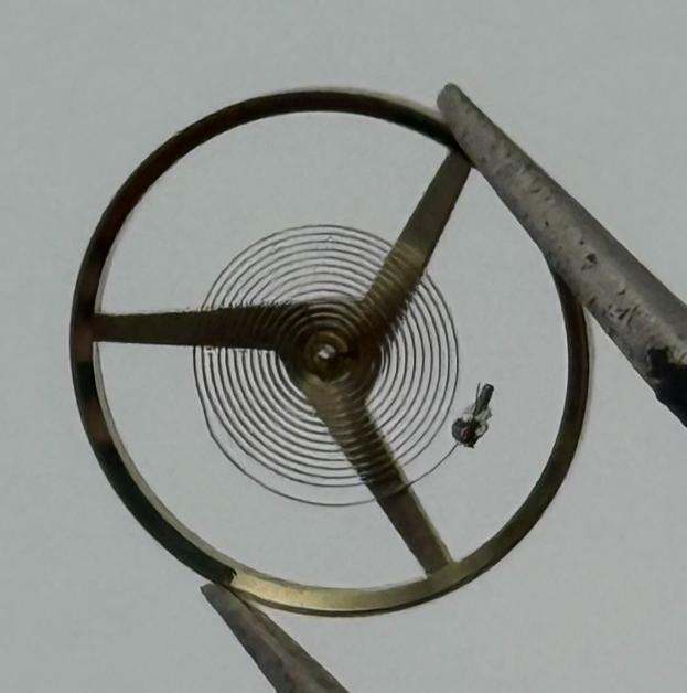 AS 1900 1906 Balance Wheel Complete And Spring 1577 M Watch Movement Parts NOS