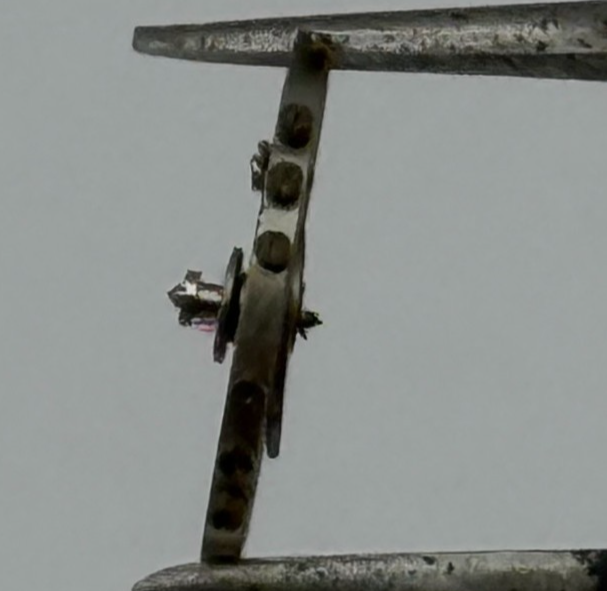 AS 984 Balance Wheel Complete And Spring 10 1/2''' 30 M Watch Movement Parts NOS