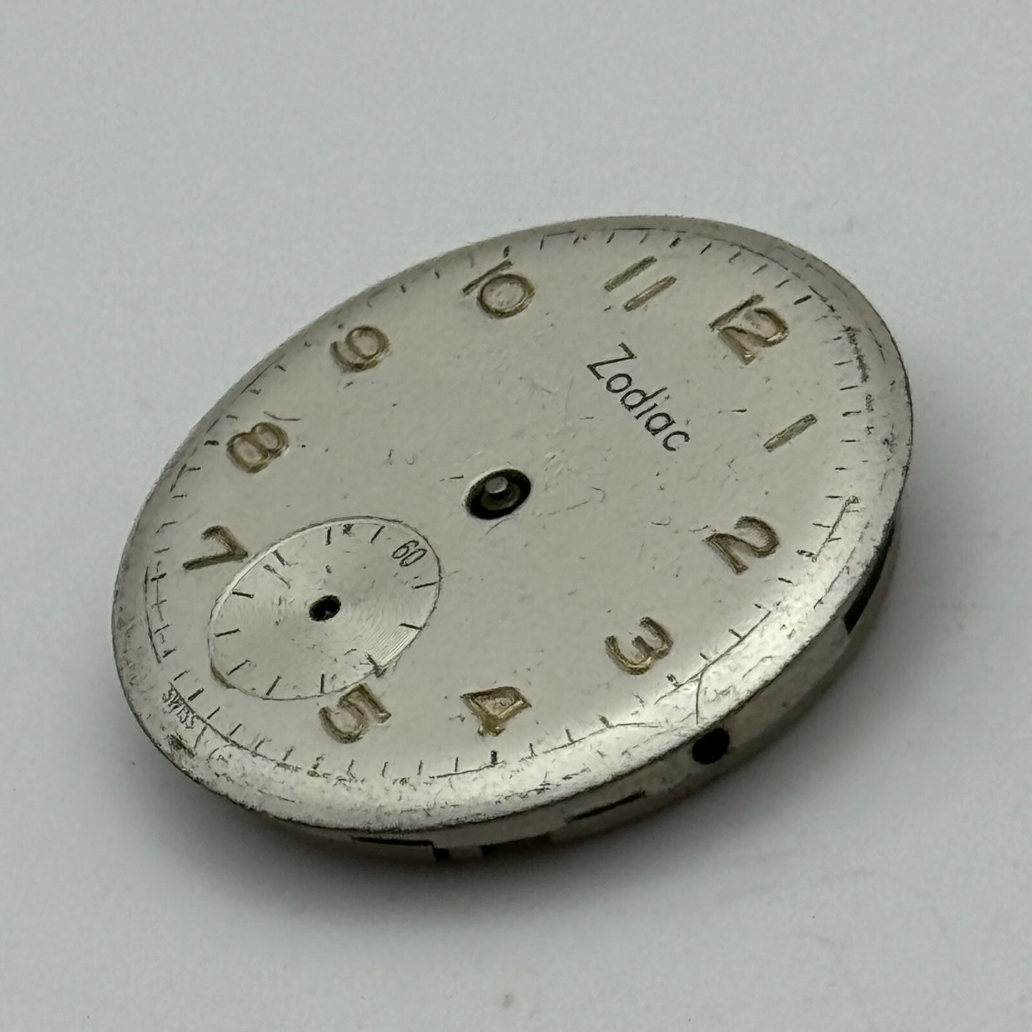 23.6mm Zodiac Cal 1025 Manual Wind Watch Movement Swiss Vintage PARTS SPARES