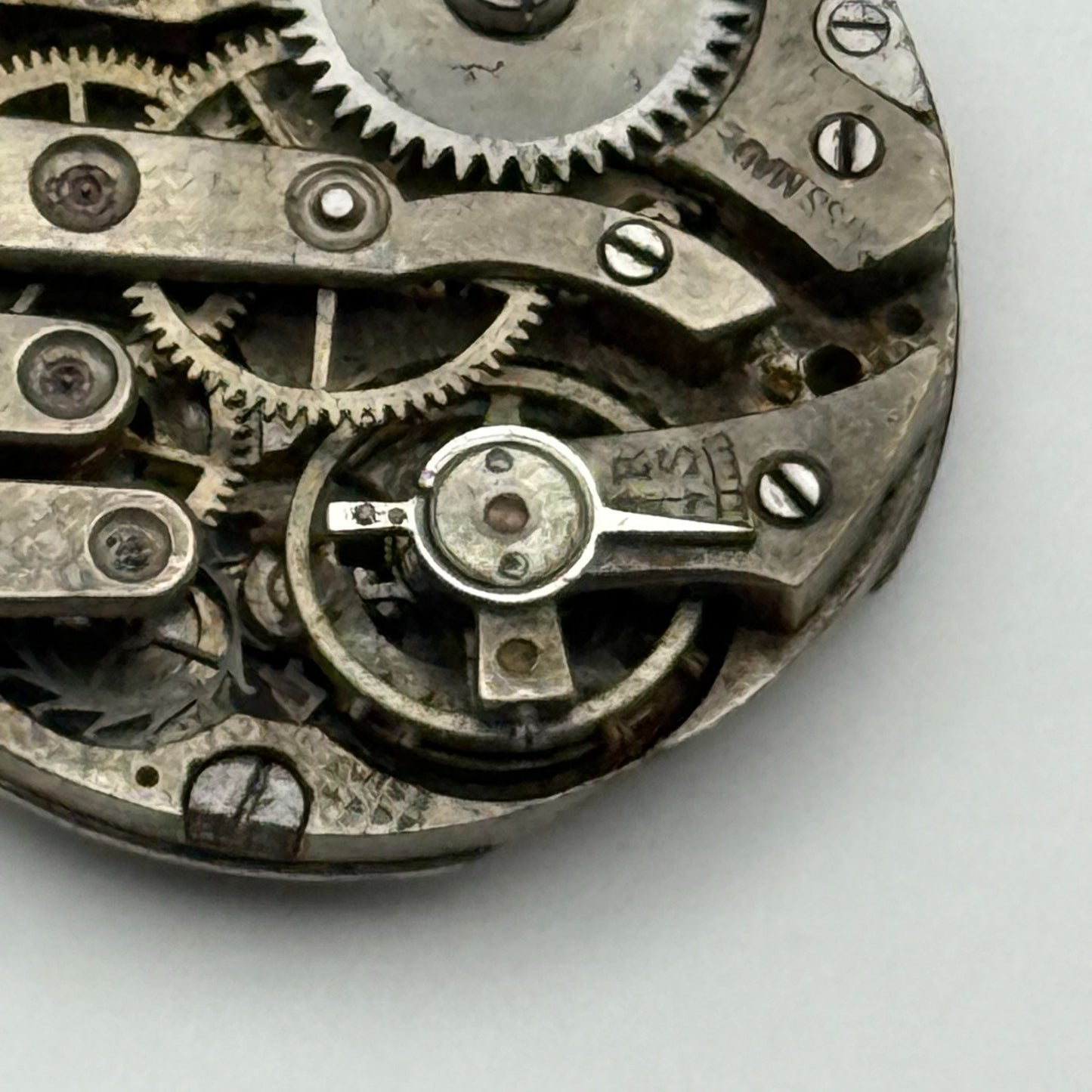 AS A Schild Swiss Watch Movement Manual Wind Vintage Parts Repair Spares 24.7mm