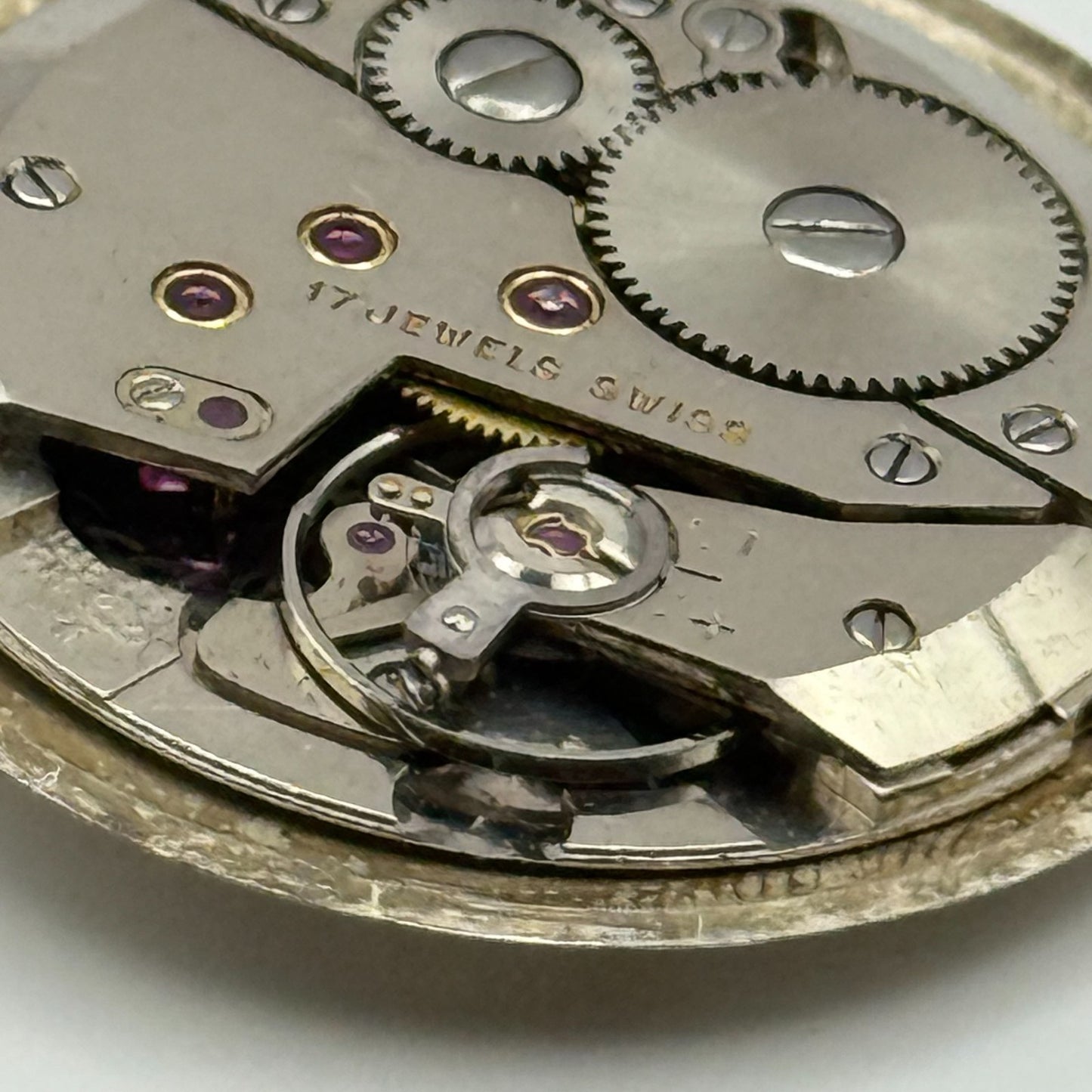 Summit AS 1525 1526 Watch Movement Running Manual Wind Vintage Parts 25.8mm