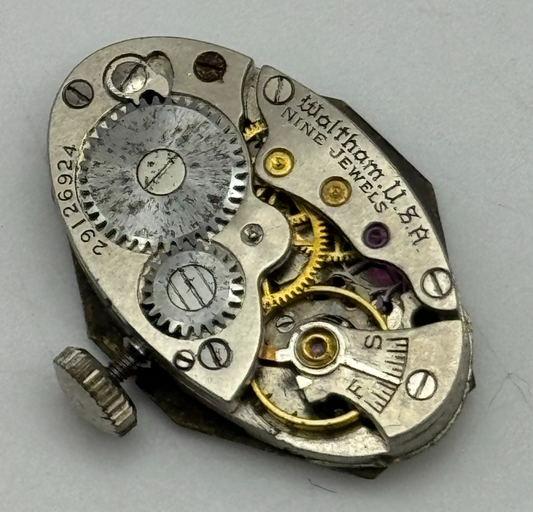 6.5L Waltham Grade No. 659 Model L-6.5 American Watch Movement PARTS SPARE