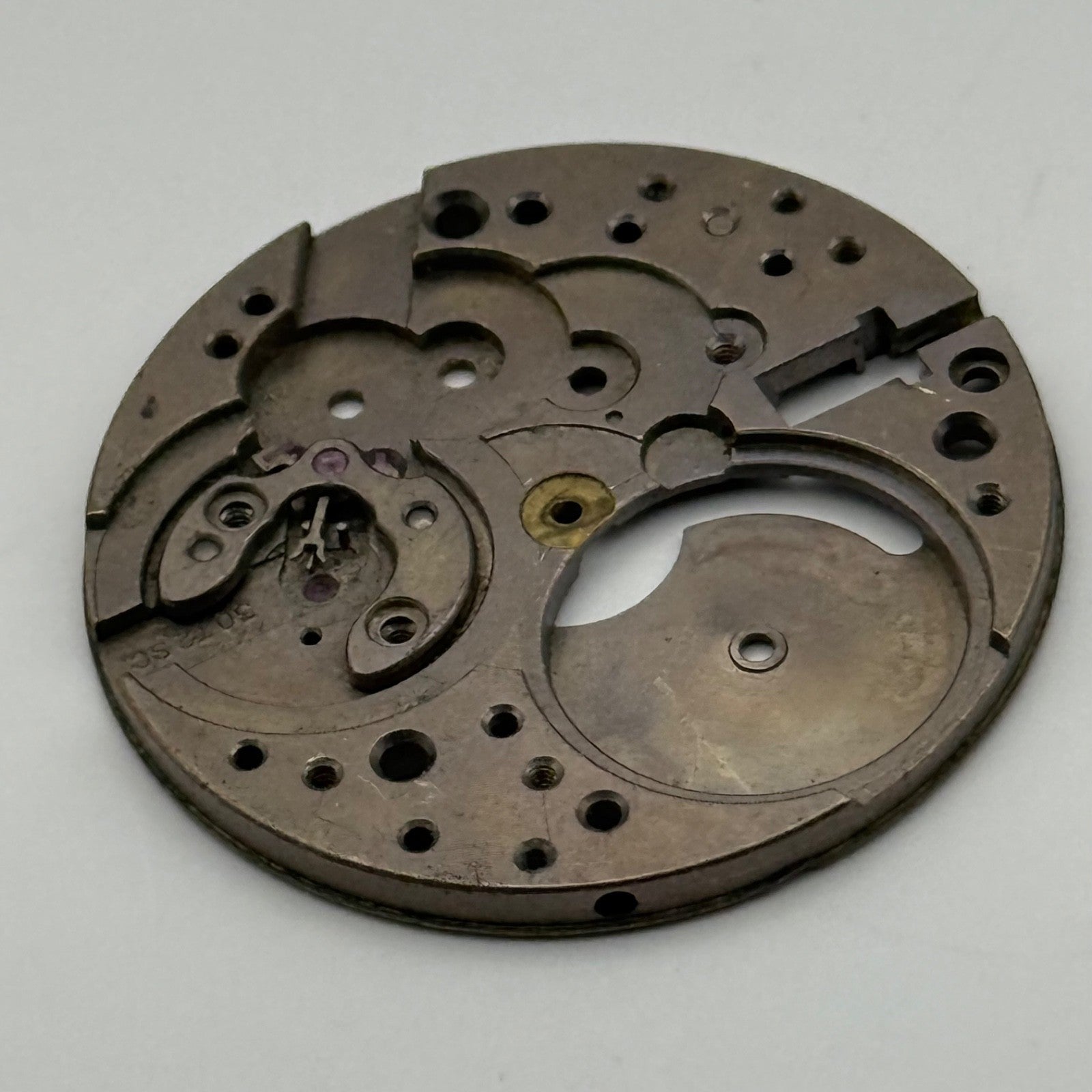 Omega 30T2 SC Watch Movement Main Plate Vintage Swiss Rare Parts Repair 30.5mm