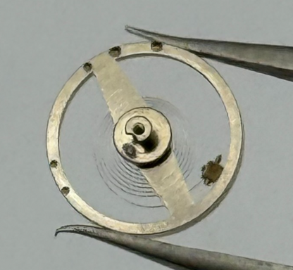 Ebosa 86 87 Balance Wheel Complete And Spring 8¾’’’ 1249 Watch Movement Parts 
