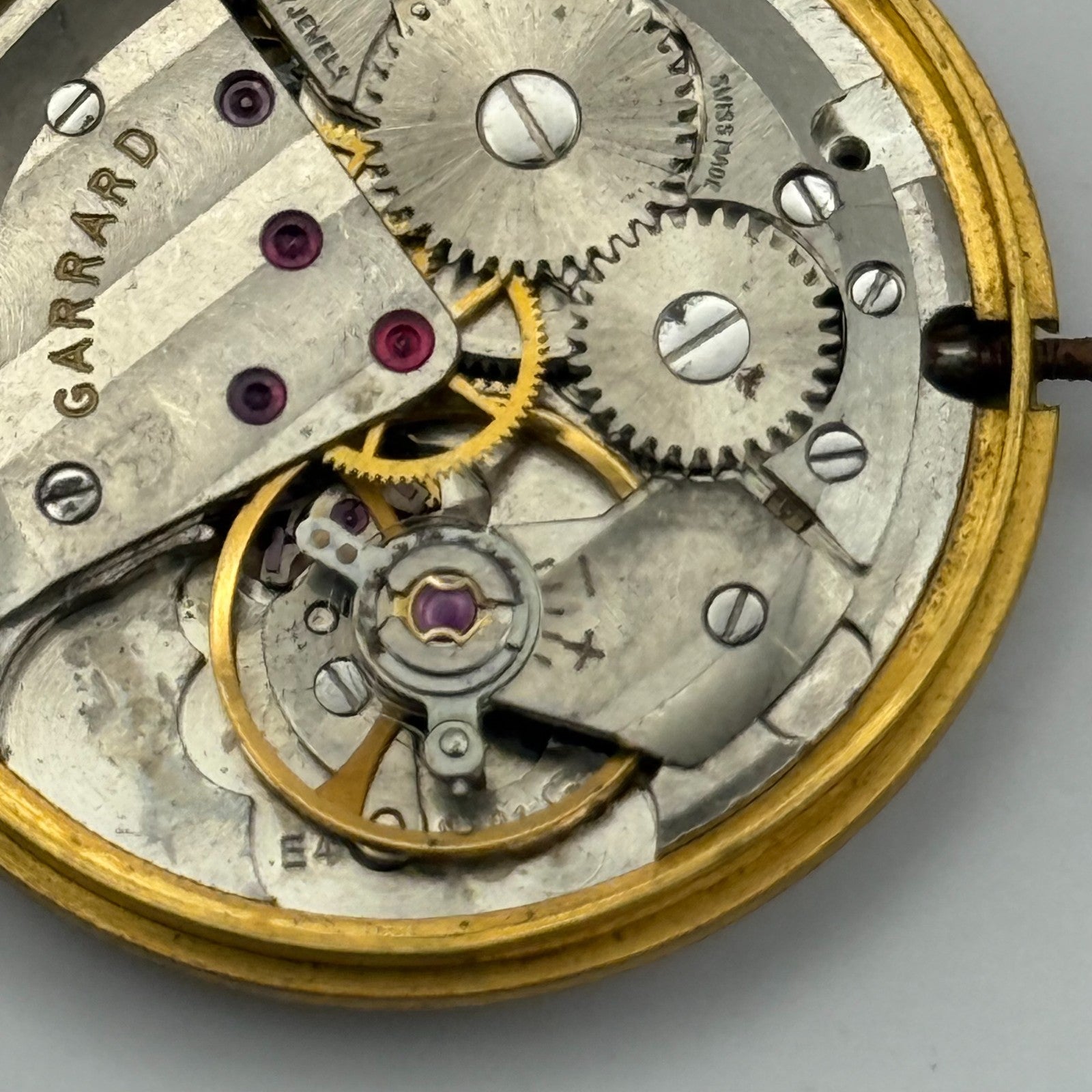 ETA 2391 Watch Movement Garrard Manual Wind Vintage Swiss Parts Repair 29.3mm