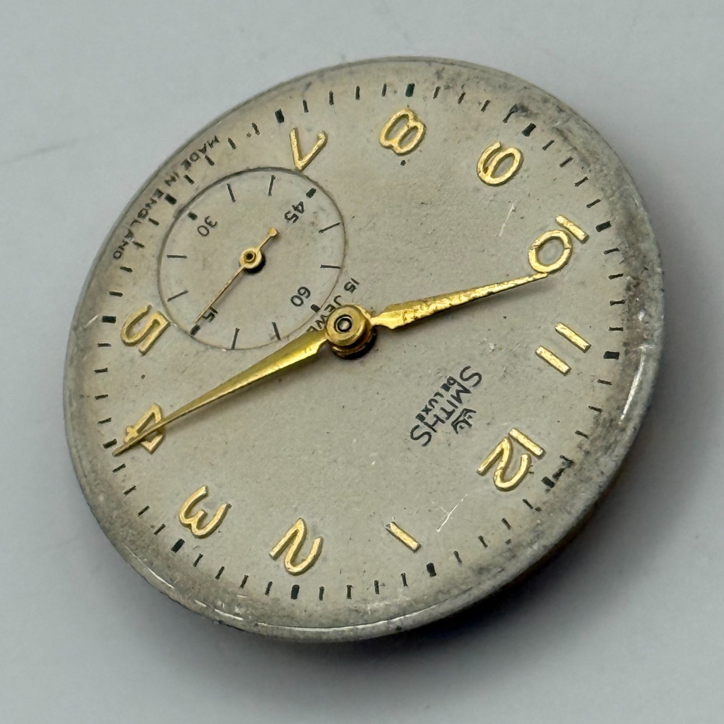 Smiths De Luxe C277089 Watch Movement Manual Wind Vintage Parts Repair 26.6mm