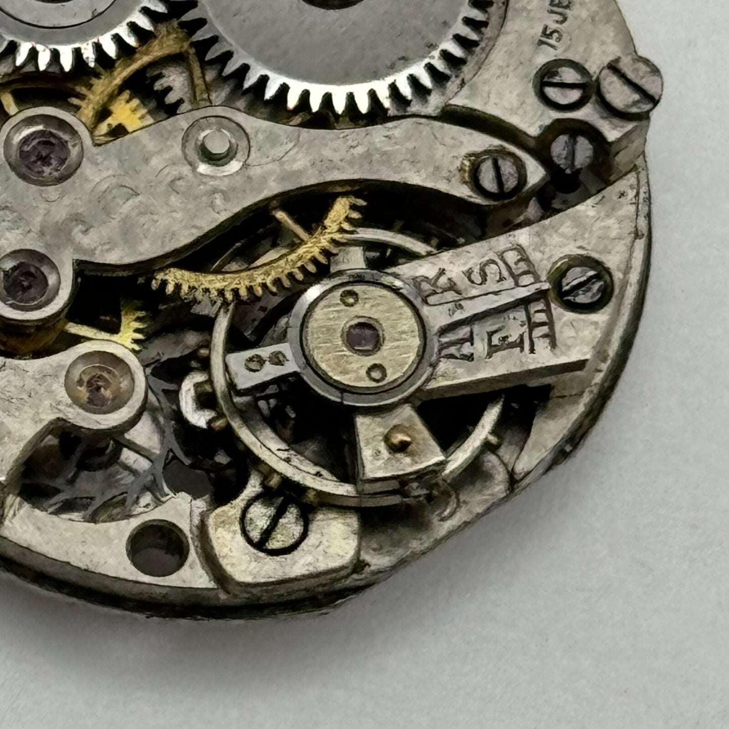 23.8mm Enicar AR Balance Intact Manual Wind 15 Jewels Watch Movement PARTS SPARE